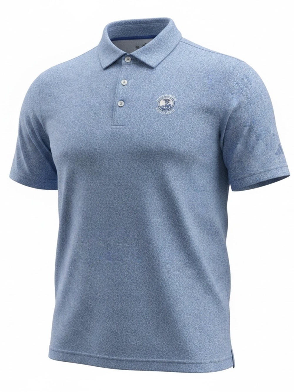 Adidas Pebble Beach Golf Links Floral Performance Polo Shirt
